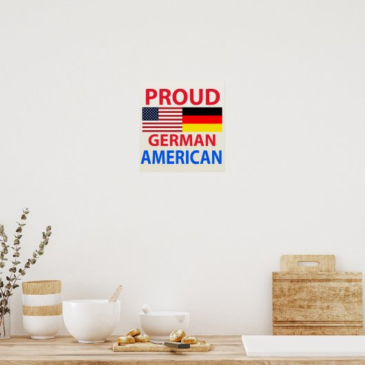 Proud German American Poster (Keuken)