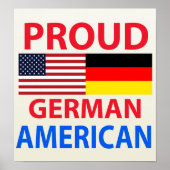 Proud German American Poster (Voorkant)