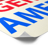 Proud German American Poster (Hoek)