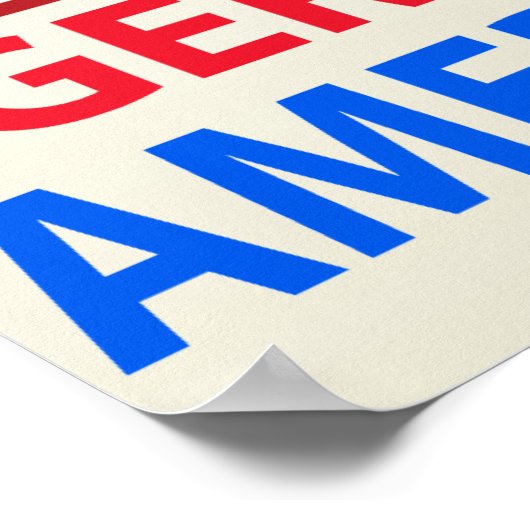 Proud German American Poster (Hoek)