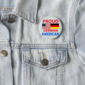 Proud German American Ronde Button 5,7 Cm (In situ)