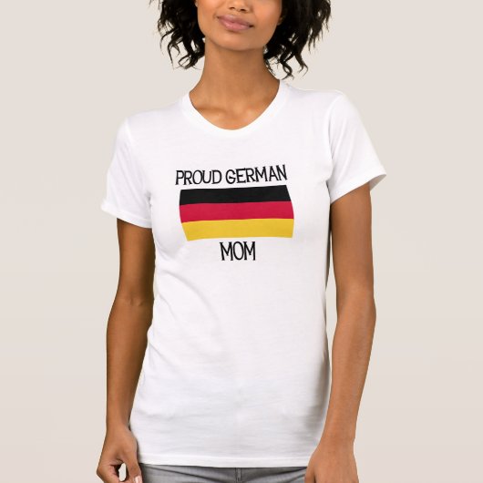 Proud German Mam T-shirt (Voorkant)