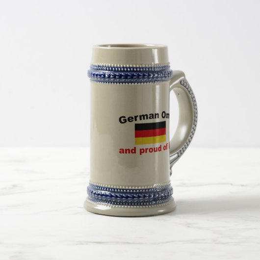 Proud German Oma Bierpul (Voorkant rechts)