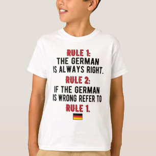 Proud German Roots Duitsland vlag Duits erfgoed T-shirt