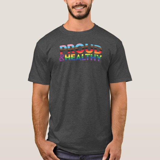 Proud & Gezond Heren T-Shirt (Voorkant)