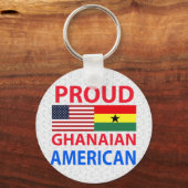 Proud Ghanaian American Sleutelhanger (Voorkant)