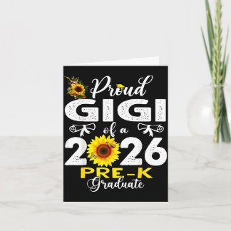 Proud gigi of 2026 pre-k graduate mothers dayProud Kaart