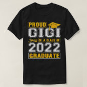 Proud Gigi Of A Class Of 2022 Funny Graduate Senio T-shirt (Design voorkant)