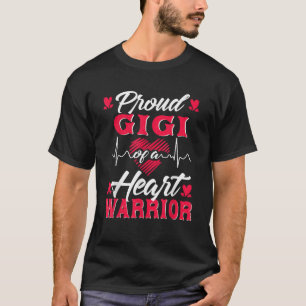 Proud Gigi van een Warrior CHD Awareness T-shirt