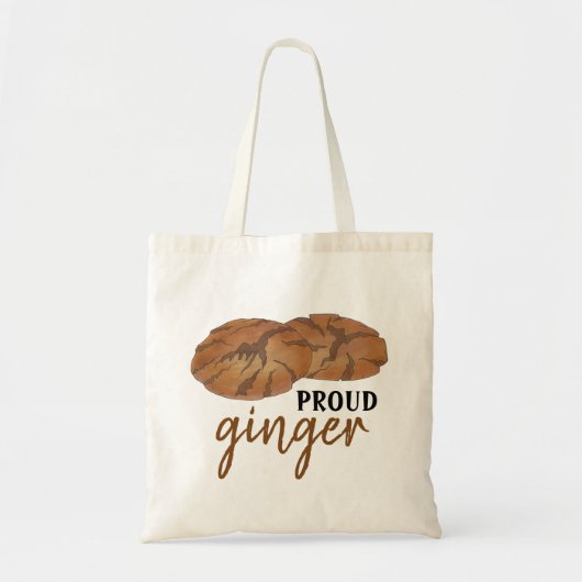 Proud Gingersnap Snap Biscuit Cookies Tote Bag (Voorkant)