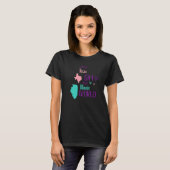 Proud girl Design Just a Texas girl in Illinois T-shirt (Voorkant volledig)