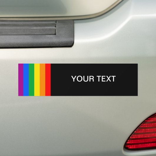 Proud GLBTQI Bumpersticker (Op auto)