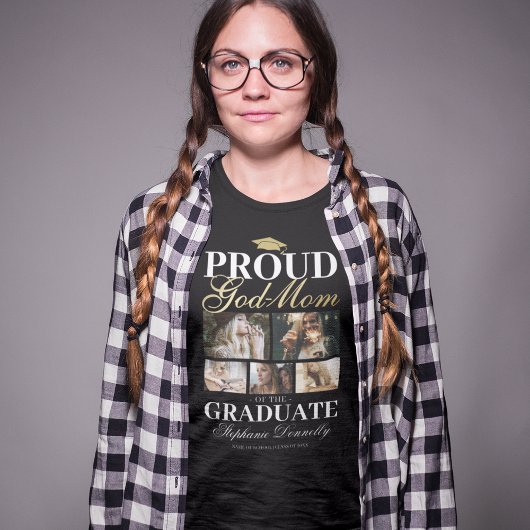 Proud God Mam van de Afstuderen T-Shirt