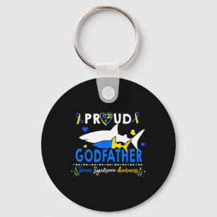 Proud Godfather World Down Syndrome Awareness Day Sleutelhanger