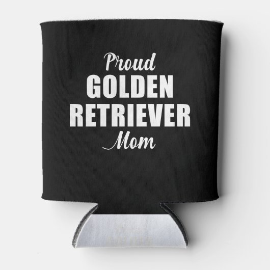 Proud Golden Retriever mama Blikjeskoeler (Voorkant)