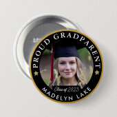Proud GRADParent Foto 2023 Afstuderen Button (Voorkant /achterkant)