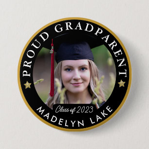 Proud GRADParent Foto 2023 Afstuderen Button