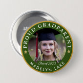 Proud GRADParent Foto 2023 Afstuderen Button (Voorkant /achterkant)