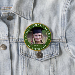 Proud GRADParent Foto 2023 Afstuderen Button