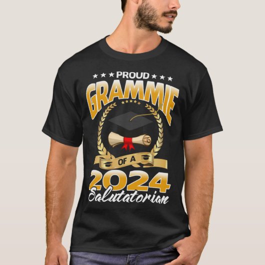 Proud Grammie Of A 2024 Salutatorian T-shirt (Voorkant)