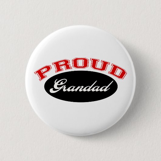 Proud Grandad Ronde Button 5,7 Cm (Voorkant)