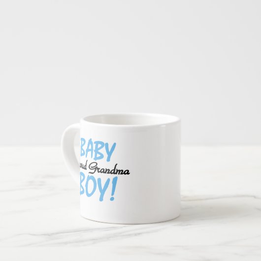 Proud Grandma Baby Boy Gifts Espresso Kop (Links)