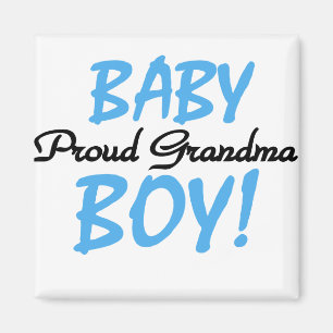 Proud Grandma Baby Boy T shirten en Gifts Magneet