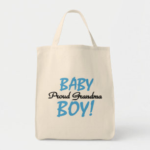 Proud Grandma Baby Boy T shirten en Gifts Tote Bag