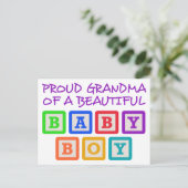 Proud Grandma Briefkaart (Staand voorkant)