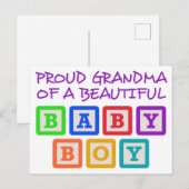 Proud Grandma Briefkaart (Voorkant / Achterkant)
