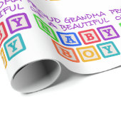 Proud Grandma Cadeaupapier (Rol Hoek)