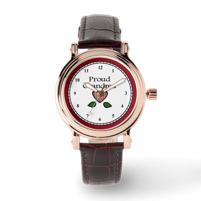 Proud Grandma Horloge (Voorkant)