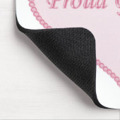 Proud Grandma Mousepad, Roze Muismat (Hoek)