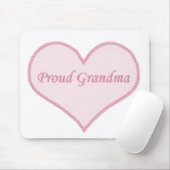 Proud Grandma Mousepad, Roze Muismat (Met muis)