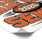 Proud Grandma of a 2026 Football Senior Class Post Poster (Hoek)