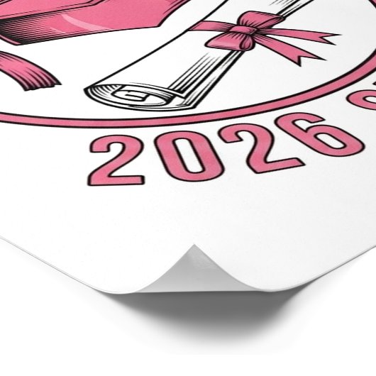 Proud Grandma of a 2026 Football Senior Class Poster (Hoek)