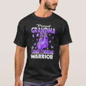Proud Grandma of a Turner Syndrome Warrior Awarene T-shirt (Voorkant)