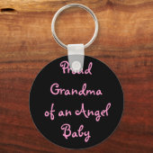 Proud Grandma of an Angel Baby Sleutelhanger (Voorkant)