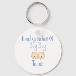 Proud Grandma of Boy Twins Sleutelhanger