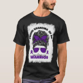 Proud Grandma of Epilepsy Warrior Epilepsy Awarene T-shirt (Voorkant)