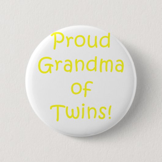 Proud Grandma of Twins Ronde Button 5,7 Cm (Voorkant)
