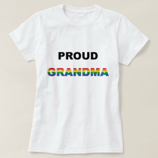 Proud Grandma Rainbow LGBT T-shirt