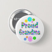 Proud Grandma Ronde Button 5,7 Cm (Voorkant /achterkant)