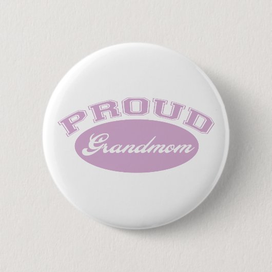 Proud Grandma Ronde Button 5,7 Cm (Voorkant)