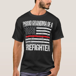 Proud Grandma van brandweerman  T-shirt