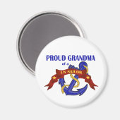 Proud Grandma van een Amerikaanse Sailor Magneet (Voorkant / Achterkant)