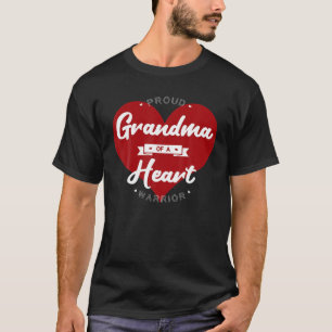 Proud Grandma van een Warrior CHD chirurgery Trans T-shirt