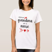 Proud Grandma van een Zurse Rode Harten T-shirt (Voorkant)