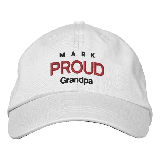 PROUD GRANDPA Aanpasbaar Verstelbaar Pet V07 (Voorkant)