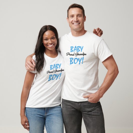 Proud Grandpa Baby Boy Tshirts and Gifts (Unisex)